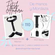 FETISH ATADURA DE MANOS Y MORDAZA SEXSHOP 931568025